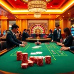 Experience the excitement of Goal123 with vibrant gaming tables and professional dealers.