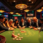 Experience high-stakes excitement with LC88 poker action at a luxury casino table.