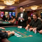 Players experiencing thrilling blackjack gameplay at a casino, focusing on Go 88 card strategies.
