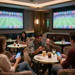 Ku win sports betting experience with friends watching games and placing live bets.