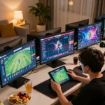 Engaging online gaming experience at Net88, showcasing sports betting interface and vibrant game screens.