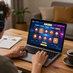 Navigating NK88 online gaming interface for an engaging experience with vibrant visuals.