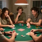 iwin poker night with friends showcasing strategy and excitement around a table