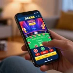 Engaging gameplay on the BCX88 casino app featuring live dealer blackjack on a smartphone