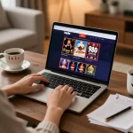 Engaging with the 98win casino interface at home for an immersive gaming experience