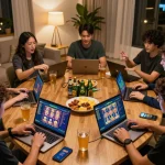 Players enjoying a thrilling session at 789Club, immersed in exciting online casino gameplay.