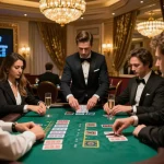 Experience the thrill of winning at Lu88 casino's exclusive blackjack table featuring professional dealers and upscale decor