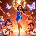 Win big at rr99 with exciting casino games surrounded by shimmering elements and vibrant energy.