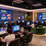 Players enjoy immersive gaming at SC88 online casino with vibrant screens and engaged gameplay.