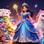 Engage with สล็อตเว็บตรง in a vibrant casino scene featuring dynamic gaming elements.