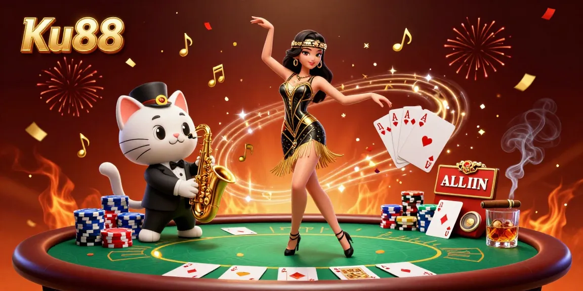 Experience the thrill of winning at Ku88 with vibrant casino action, featuring immersive characters and dynamic gameplay elements.