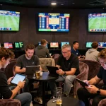 7mcn bettors actively engaging in sports betting strategy during live matches.