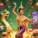 Engage with link sriwijayatoto to unveil vibrant slot machines and gaming elements in a mystical setting.