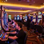 Experience the excitement of Pragmaticplay slot machines in a vibrant casino atmosphere.