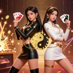 Play exciting games at Go88 with enchanting Asian women and vibrant casino elements.