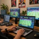 Engaging online sports betting moment on Net88 during a live match.