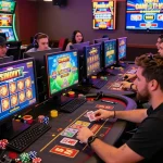 Diverse players enjoying online gaming at tg88 virtual casino with vibrant visuals and engaging gameplay.