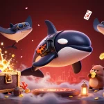 Experience thrilling tỷ lệ kèo trực tuyến action with charismatic characters and gambling elements in a dynamic underwater scene.