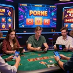 Players engaging with diverse casino games on HM88 online platform, showcasing vibrant atmosphere and gaming excitement.