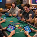 Gamers enjoying a lively session on the xx88 online betting platform, showcasing vibrant gameplay and social interaction.