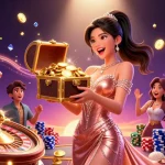 Experience thrilling gameplay with hm88's vibrant casino treasure scene featuring slots, poker, and winning opportunities.