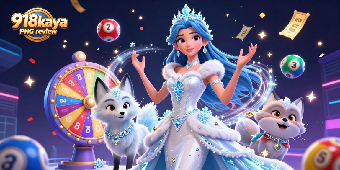 Engage in the 918kaya PNG review featuring a stunning woman alongside vibrant gaming elements and captivating visuals.