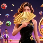 Engage in thrilling lottery games at 88aa with dynamic visuals of colorful lottery balls and a captivating scene.