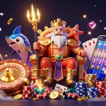 Experience the thrills of gaming with ps99's vibrant underwater casino illustration