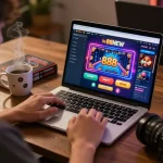Engaged player immersed in online gaming experience at nhà cái 888NEW platform.