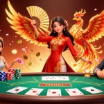 Engage with exciting poker action at lu88, featuring vibrant characters and rich game elements.