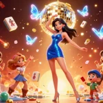 Experience the thrill of gaming at Go88, featuring vibrant 3D illustrations of casino action.