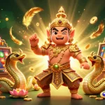 Experience thrilling gameplay at 888top with vibrant slot machines, gold coins, and festive atmosphere.