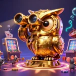 Experience thrilling wins at Lu88, a vibrant casino scene filled with slot games and rich details.