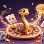 Immerse in Sky88's vibrant casino adventure with cosmic characters and dynamic gaming elements.