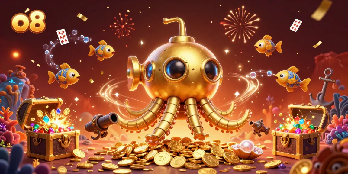 Engage with O8's vibrant underwater casino adventure featuring exciting game elements and a dynamic atmosphere.