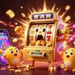 Nagawin showcases a thrilling jackpot moment with energetic slot machines and festive casino elements.