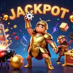 Engage with bongdalu's thrilling betting adventures through a cinematic illustration showcasing a winning beetle moment.