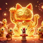 Engage in thrilling gameplay at đá gà bj888 with dynamic golden fireflies bringing luck.