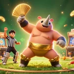 Engage in sports betting excitement with tỷ lệ kèo bóng đá presented in a lively 3D illustration depicting dynamic characters and gaming elements.