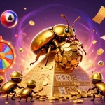 Join the action with đăng ký sc88 as the golden beetle rolls in a vibrant casino setting!