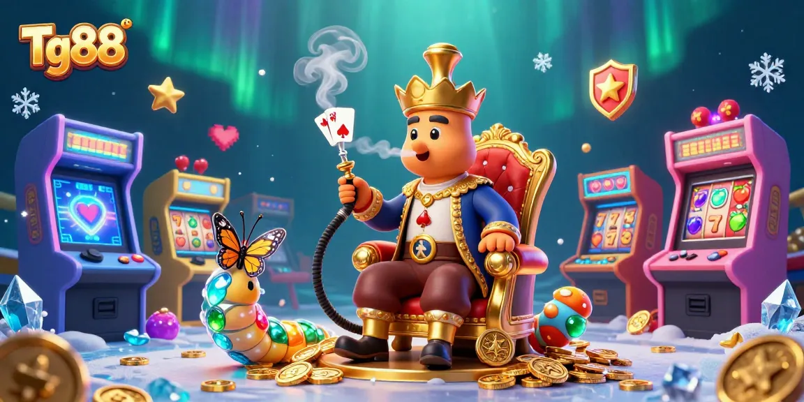Engage in thrilling gameplay at Tg88 with vibrant 3D graphics showcasing dynamic casino elements.