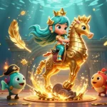 uu666 showcases a vibrant mermaid-themed casino scene with coins and colorful characters.