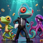 V8AB offers thrilling gameplay as chameleon agents and golden gadgets dominate a casino slot scene.