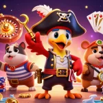 Engage with HITCLUB's dynamic 3D casino scene featuring vibrant characters and exciting game elements.