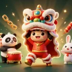 Experience thrilling fun at nhà cái uy tín with vibrant characters and casino excitement in a dynamic illustration.