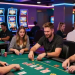 Players enjoying games at credit card casinos featured on https://fimltd.co.uk, showcasing excitement and modern gaming.