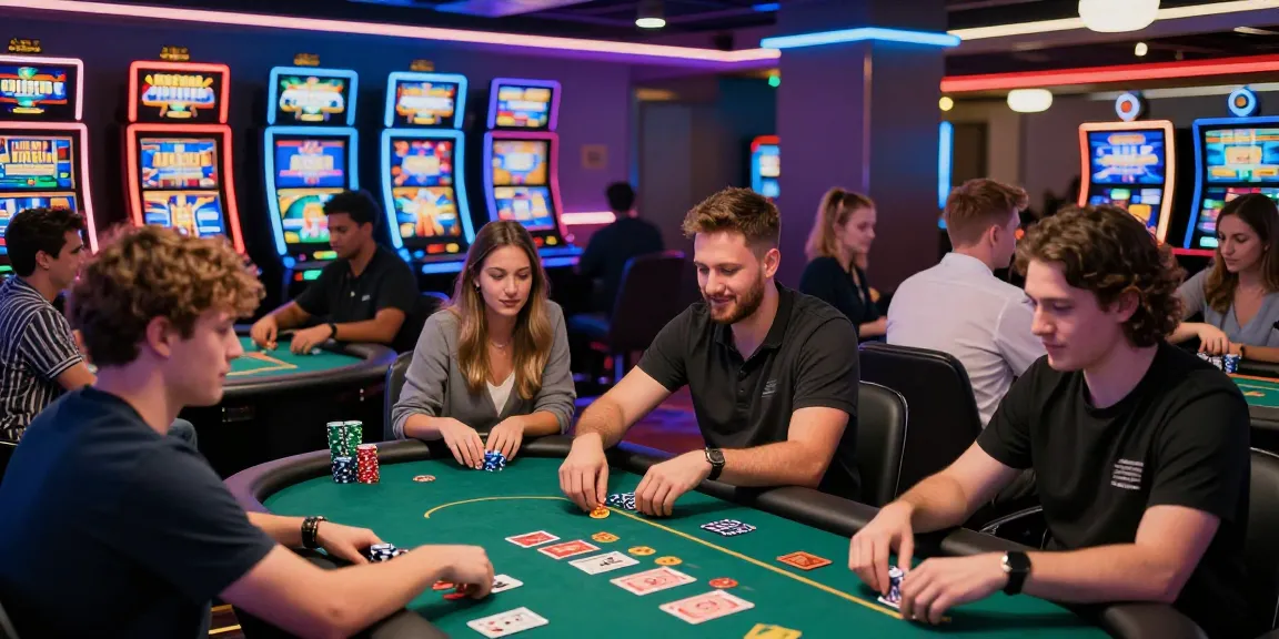 Players enjoying games at credit card casinos featured on https://fimltd.co.uk, showcasing excitement and modern gaming.
