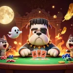 tr88: Experience thrilling card dealing with a unique bulldog character in a vibrant casino setting