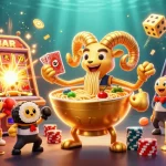 Experience winning strategies at gg88 with vibrant casino-themed characters and dynamic gaming elements.