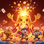 Min88 players experience thrilling treasures in a vibrant casino adventure with golden coins and playful animals.